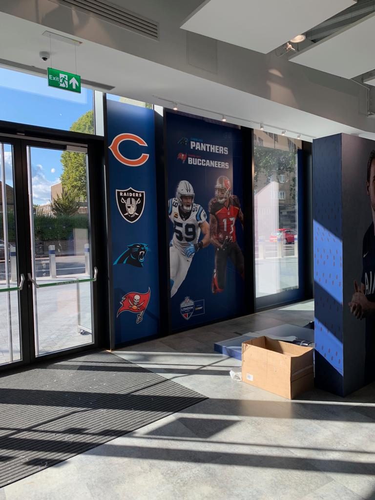 NFL Merchandise Store Glasshouse Creative
